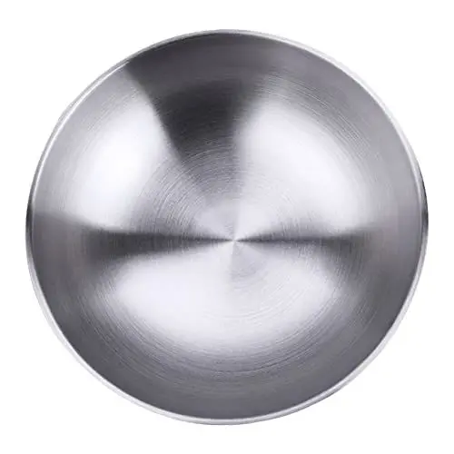 Produktbild: PHENOFICE Suppenschüssel Ramenschale Mikrowellengeeignet Japanische Suppentassen Servierschalen Aus Edelstahl Ramen-schüssel Servieren Obstschale Ramenschalen Silver Rostfreier Stahl