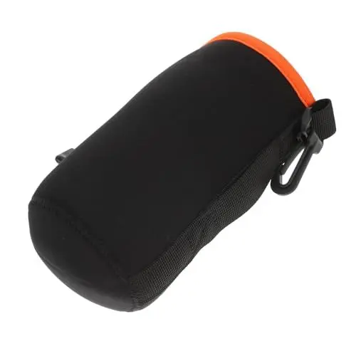Produktbild: PHENOFICE Objektivtasche für SLR-Kameras stabile Aufbewahrungstasche für DSLR-Objektive leicht einfach zu tragen schützt vor und Kratzern Schwarz