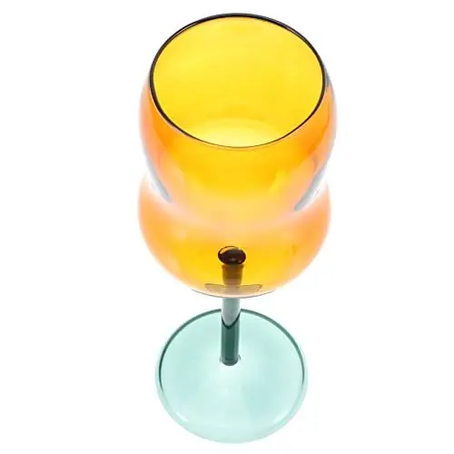 Produktbild: PHENOFICE Weinglas Bar Kelch Martini-gläser Weinkelch Saftgläser Farbige Weingläser Margarita-gläser Kommunion Tassen Cocktailgläser Dekorativer Kelch Brown Glas Mit Hohem Borosilikatgehalt