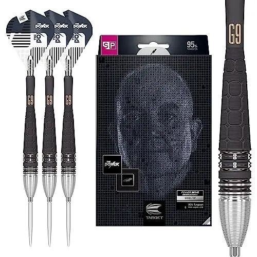 Produktbild: Phil Taylor Power 9-Five Gen 9 26G 95% Tungsten Swiss Point Steel Tip Darts Set