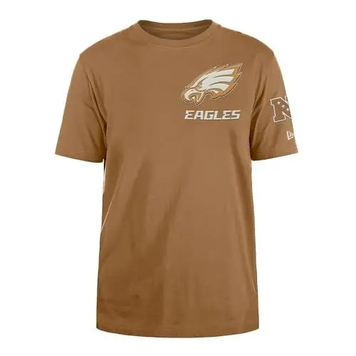 Produktbild: Philadelphia Eagles New Era Cap NFL Premium Logo Select Regular Fit T-Shirt Light Bronze Unisex