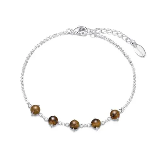 Produktbild: Philip Jones Tigerauge Edelstein Armband