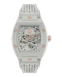 Produktbild: Philipp Plein Herren Uhr Automatik The Skeleton ECOCERAMIC PWVBA0123 Silikon
