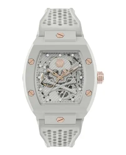 Produktbild: Philipp Plein Herren Uhr Automatik The Skeleton ECOCERAMIC PWVBA0123 Silikon