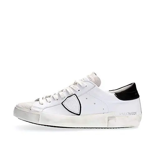 Produktbild: Philippe Model Sneakers Prsx Basic Blanc Noir Uomo Mod. PRLU 41