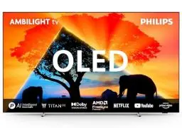 Produktbild: PHILIPS Ambilight 65OLED759 4K OLED Smart TV - 65-Zoll Display mit P5 AI Perfect Picture Ultra HD, Titan OS, Dolby Vision und Dolby Atmos, Funktioniert mit Alexa und Google Sprachassistent