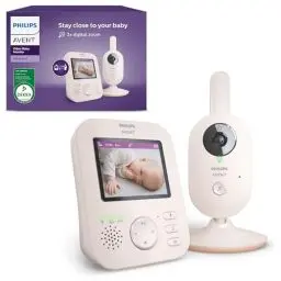 Produktbild: PHILIPS Avent Babyphone mit Kamera Advanced - DEKRA Zertifiziert privat und sicher - 2.8