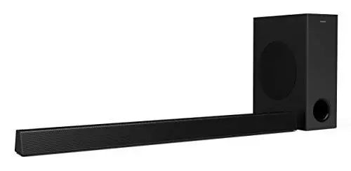 Produktbild: Philips Bluetooth Soundbar HTL3320/10 TV Soundbar (Bluetooth, Dolby Audio, 300 W, Kabelloser Subwoofer, HDMI ARC, USB) Schwarz