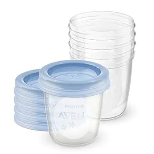 Produktbild: Philips AVENT SCF619/05 Aufbewahrungsbecher für Muttermilch, Becher inklusive Deckel