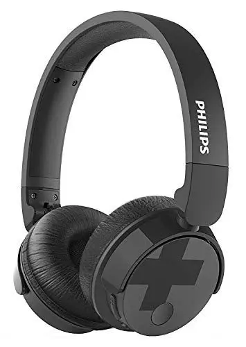 Produktbild: Philips Audio Kopfhörer On Ear BH305BK/00 On Ear Kopfhörer (Bluetooth, Voluminöse Bässe, Aktive Geräuschunterdrückung, 18 Stunden Akkulaufzeit, Faltbar) Schwarz, Einheitsgröße