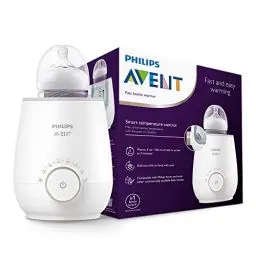 Produktbild: Philips Avent Schneller Premium-Fläschchenwärmer, mit intelligenter Temperaturregelung, Wasserbadtechnologie, automatischer Abschaltung, Modell SCF358/00