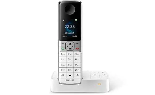 Produktbild: Philips D6351W/38 DECT Schnurlostelefon mit Anrufbeantworter Weiß