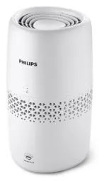 Produktbild: Philips Luftbefeuchter 2000 Serie, Hygienische Luftbefeuchtung mit 99,97% weniger Bakterien. 2L Wasserbehälter, 190 ml/h, für Räume bis 31 m², ultra leise (32 dB), Auto-Abschaltung, Weiß (HU2510/10)