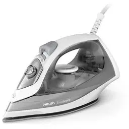 Produktbild: Philips EasySpeed Dampfbügeleisen, Einfach und effektiv, 4 Dampfeinstellungen, 2000 W, Keramik-Bügelsohle, 220ml Wassertank, grau (GC1751/80)