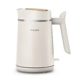 Produktbild: Philips HD9365/10 Conscious Collection Wasserkocher, biologischer, 100% recycelter Kunststoff, Nachhaltig, 2.200 Watt, 1,7 l Füllmenge, Creme