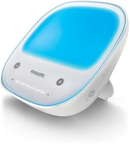 Produktbild: Philips HF3430/01 Energy Up ntensives blaues Lich, UV-frei, Dimmer, weiß
