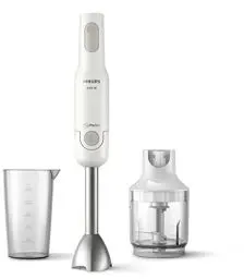 Produktbild: Philips Hr2535/00 Promix Handmixer mit Becher, S-Blade-Klingen, Zubehör inklusive, kompakter Zerkleinererer, 650 W
