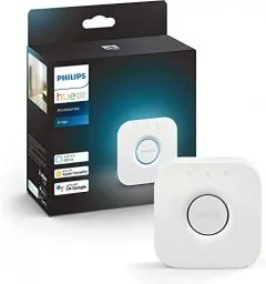 Produktbild: Philips Hue Bridge Steuerelement für Hue Lichtsysteme, smarte Schaltzentrale zur Steuerung von Hue Smart Home Lampen, kompatibel zur Sprachsteuerung und per App von überall