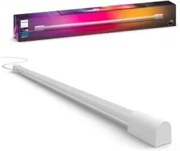 Produktbild: Philips Hue Play Gradient Light Tube weiß 75cm, 1100lm, Surround-Beleuchtung, bis zu 16 Mio. Farben, einstellbare Lichteffekte, steuerbar via App, für Fernseher geeignet