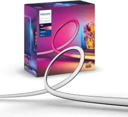 Produktbild: Philips Hue Play Gradient Lightstrip TV 65 Zoll 1100lm, Surround-Beleuchtung, bis zu 16 Mio. Farben, einstellbare Lichteffekte, steuerbar via App, für Fernseher geeignet, LED