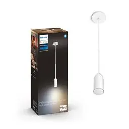Produktbild: Philips Hue White Ambiance Devote Deckenleuchte Erweiterung weiß, dimmbar, alle Weißschattierungen, steuerbar via App, kompatibel mit Amazon Alexa (Echo, Echo Dot)