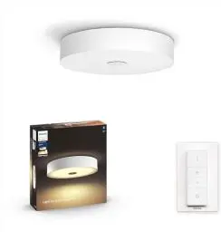 Produktbild: Philips Hue White Ambiance Fair Deckenleuchte weiß 2750lm inkl. Dimmschalter, dimmbar, alle Weißschattierungen, steuerbar via App, kompatibel mit Amazon Alexa (Echo, Echo Dot)
