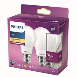 Produktbild: PHILIPS Lighting LED Classic E27 Filament Lampen (75 W), matte LED Lampen mit warmweißem Licht, energiesparende LED Beleuchtung mit langer Nutzlebensdauer, Warmweiß