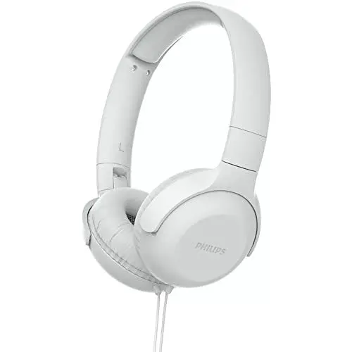 Produktbild: Philips On Ear Kopfhörer UH201WT/00 Kopfhörer mit Kabel (Faltbar, Weiche Ohrpolster, Mikro, 1,2 Meter Kabel) Weiß
