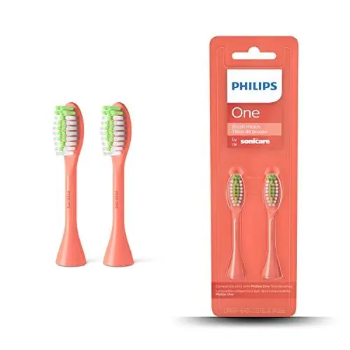Produktbild: Philips One Bürstenköpfe für die elektrische Zahnbürste, Zweierpack, (Modell: BH1022/01), Orange