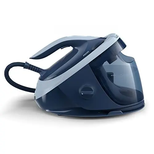 Produktbild: Philips PerfectCare 7000 Series Dampfbügelstation - 2100 W, 600 g Dampfstoß, 8,0 bar Pumpendruck, OptimalTEMP Technologie, 1,8 L Tank, Marine-/Dunkelblau (PSG7030/20)