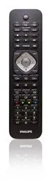 Produktbild: Philips SRP5016/10 Universal Fernbedienung (6-in-1, TV, Blu-ray, STB, STR, SB, AUX) schwarz