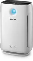 Produktbild: Philips Series 2000 Luftreiniger – entfernt Pollen, Staub, Viren und Allergene* in Räumen mit bis zu 79 m², 3 Geschwindigkeitsstufen, Sleep-Modus (AC2887/10)