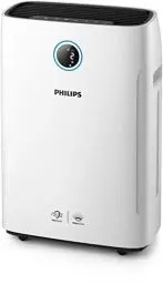 Produktbild: Philips Series 2000i 2-in-1 Luftreiniger und Luftbefeuchter – App-Steuerung, entfernt Pollen, Staub, Viren und Allergene* in Räumen mit bis zu 65 m², 4 Geschwindigkeitsstufen, Sleep-Modus (AC2729/10)