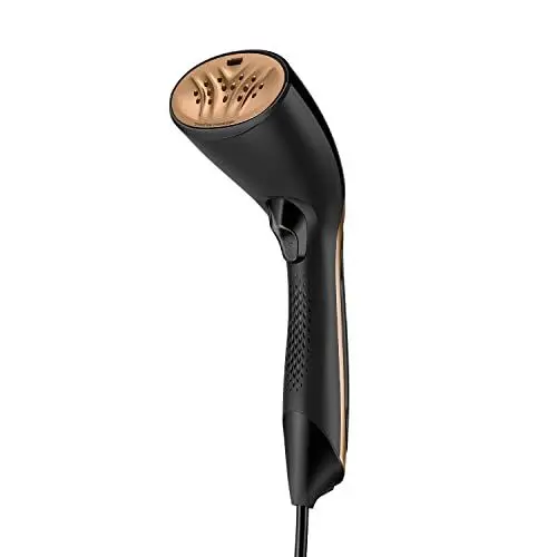 Produktbild: Philips Steam&Go Tragbarer Dampfglätter – 1300 W, konstante Dampfleistung 24 g/min, kompaktes und ergonomisches Design, SmartFlow-Heizplatte, schwarz (GC365/80)