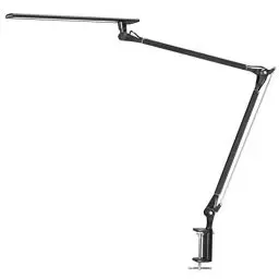 Produktbild: PHIVE LED Metall Schreibtischlampe, 10W Büro Tischlampe (Berührungsempfindliche Stufenlose Dimmung, Augenschutz Technologie, blendfrei, Merkfunktion, Verstellbarem Arm Arbeitsleuchte)