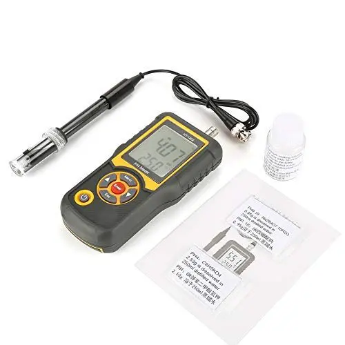 Produktbild: PH-mV-Meter PoolzubehörHT-1202 Hochpräziser Digitaler Wasserqualitätstester PH-mV-Tester Temperaturmesser 0~14PH