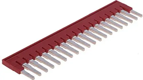 Produktbild: PHOENIX CONTACT FBS 20-5 Steckbrücke, 5.2mm Rastermaß, 20 Polzahl, Rot, 1 Stück
