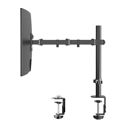 Produktbild: Pholiten Monitor Halterung, Arm für 13-32 Zoll LED LCD Bildschirm bis 10 kg, Höhenverstellbar Schwenkbar Neigbar Bildschirmhalterung für den Schreibtisch, VESA 75x75/100x100