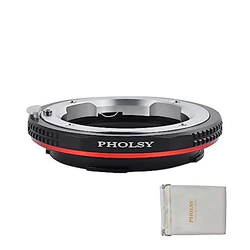 Produktbild: PHOLSY Objektivadapter Kompatibel mit Leica M LM, Zeiss ZM, Voigtlander VM Objektiv auf L Mount Kameragehäuse Kompatibel mit Leica SL2, SL2-S, CL, TL2, Lumix S5, S1, BS1H, SIGMA FP, FP L, LM auf L