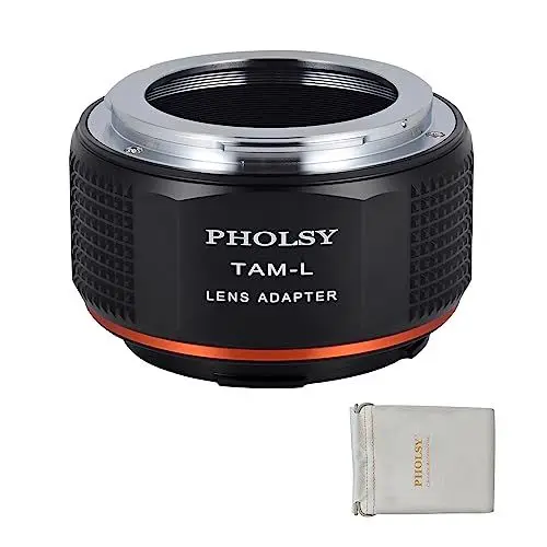 Produktbild: PHOLSY Objektivadapter Kompatibel mit Tamron ADAPTALL-2 Objektiv und L Mount Kameragehäuse Konverter Kompatibel mit Leica SL2, SL2-S, CL, TL2, Lumix S5, S1, BS1H, Sigma FP, FP L, ADAPTALL-2 auf L