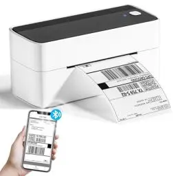 Produktbild: Phomemo Bluetooth Etikettendrucker, DHL Thermodrucker 4x6 Ettikettendrucķer, Bluetooth Etikettiergerät Label Printer für Barcode, Amazon, Etsy, Shopify, Royal Mail, DHL, FedEx, UPS etc
