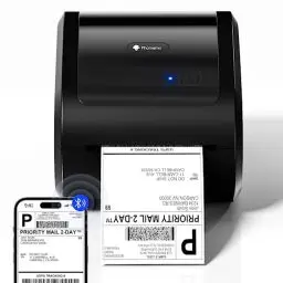 Produktbild: Phomemo D520BT Bluetooth Thermodrucker - DHL Etikettendrucker für Etiketten 4X6, Label Printer für Barcode Versandetiketten Kompatibel mit Ebay,Amazon,Etsy,Shopify, UPS,FedEx etc, Schwarz