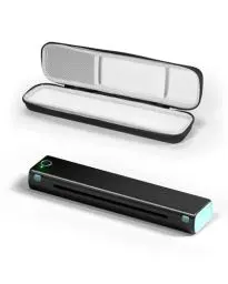 Produktbild: Phomemo M08F A4 Mobiler Drucker, Thermodrucker Unterstützt A4 Thermopapier, Tragbarer Drucker für Unterwegs Reisedrucker für Büro, Zuhause,mit 1 Aufbewahrungsbox
