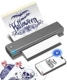 Produktbild: Phomemo M08F Tattoo Stencil Drucker Tattoo Transfer Drucker Maschine Thermal Stencil Printer Professionelle Tattoo Thermodrucker mit 10pcs Tattoo Papier