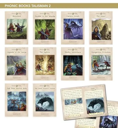 Produktbild: Phonic Books Talisman 2: Alternative vowel and consonant spellings, and Latin suffixes (Phonic Books Catch Up Readers)
