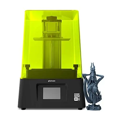 Produktbild: Phrozen Sonic Mini 8K S Resin 3D Drucker | UV-Harz 3D Druckmaschinen mit 7,1 Zoll Mono-LCD Bildschirm | 22 µm Mini 3D Printer mit Druckgröße 165x72x170mm | geeignet für Anfänger