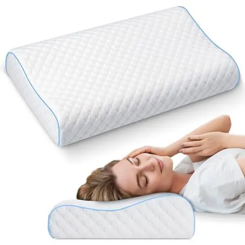 Produktbild: PHYSEN Nackenstützkissen Memory Foam Kissen, Seitenschläferkissen für Seiten, Rücken & Bauchschläfer
