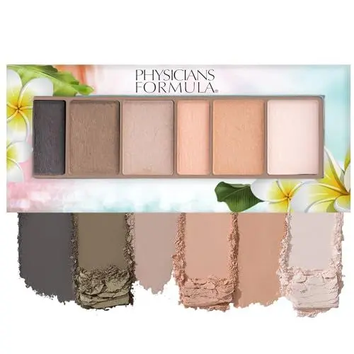 Produktbild: Physicians Formula, Matte Monoi Butter Eyeshadow, Nude Lidschattenpalette mit mattem Finish, mit Monoi Butter, Murumuru Butter, Cupuaçu Butter, Tucuma Butter, Matte Blushed Nude