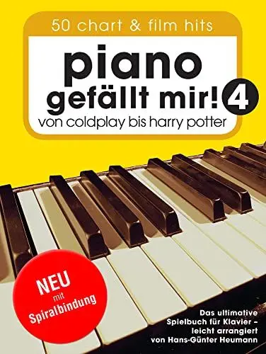 Produktbild: Piano Gefallt Mir! - Book 4 (Spiral-Bound): Songbook für Klavier: Von Coldplay bis Harry Potter. Das ultimative Spielbuch für Klavier