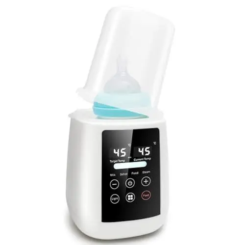 Produktbild: Piashow Flaschenwärmer Baby, Babyflaschenwärmer mit Temperatur, Multifunktional Fläschchenwärmer für Muttermilch, Flaschen Sterilisator Baby Bottle Warmer, Babykostwärmer mit Automatischer Abschaltung